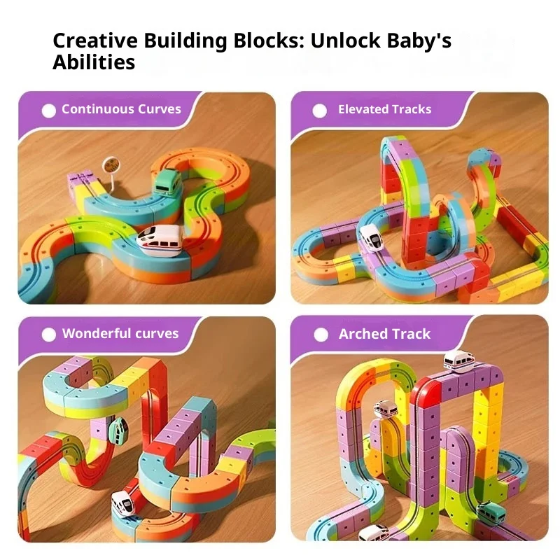 Magnetic Levitation Train Set 100 PCS STEM Toys Building Kit DIY Anti Gravity Car Educational Railway Model Gift for Kids