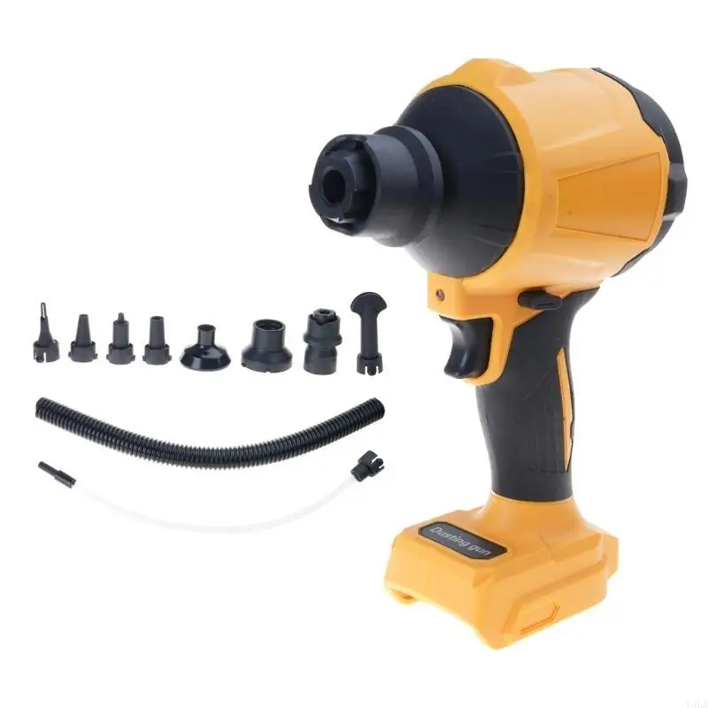 

U4LA Portable Cordless Dust Blower 450W 21000RPM Electric Handheld Blower Air Duster Tool with Multiple Attachments