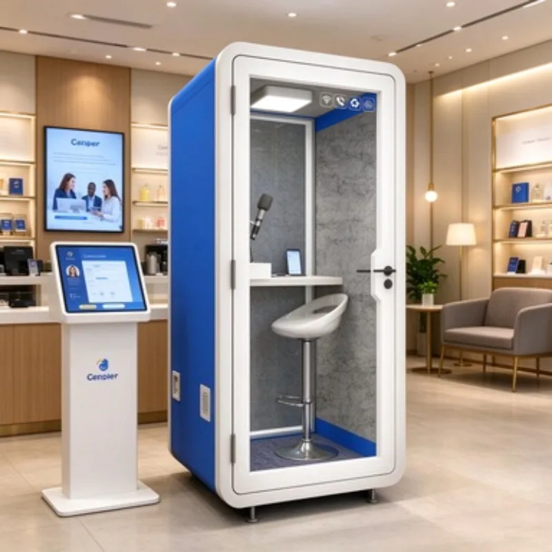 Easy Install Privacy Home Office Pod Office Meeting Soundproof Booth Soundproof Isolation Recording Booth