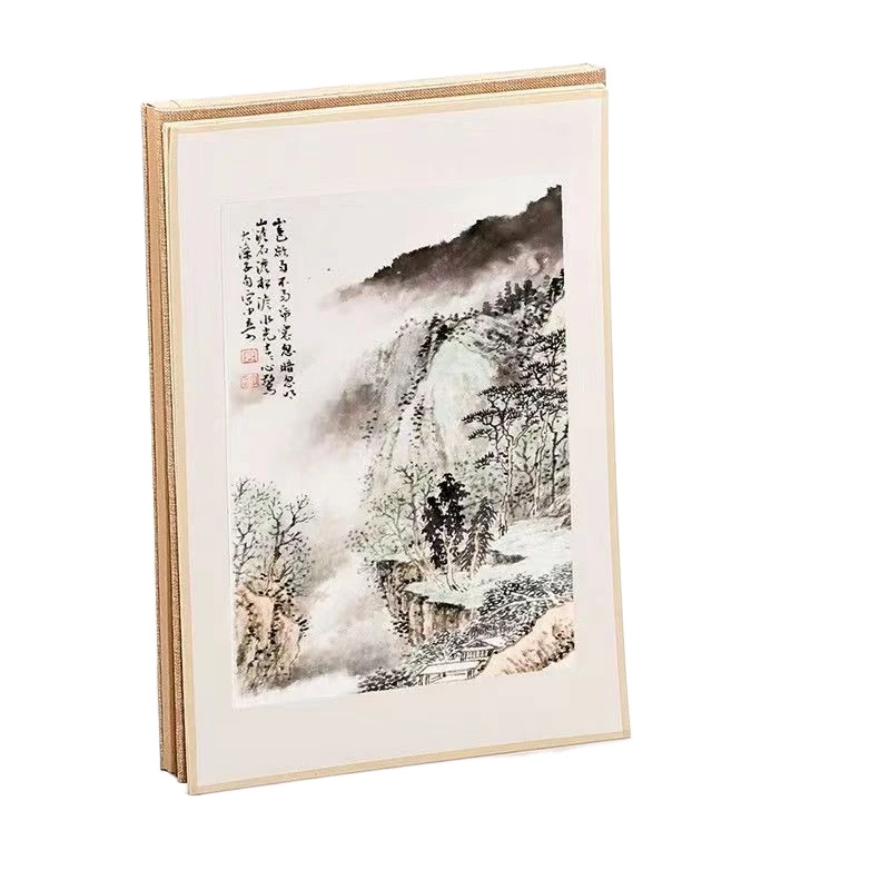 Thicken Drawing Xuan Paper Cards Half-Ripe Raw Mulberry Hemp Paper Brush Calligraphy Painting Hemp Paper Hard Cards Rijstpapier