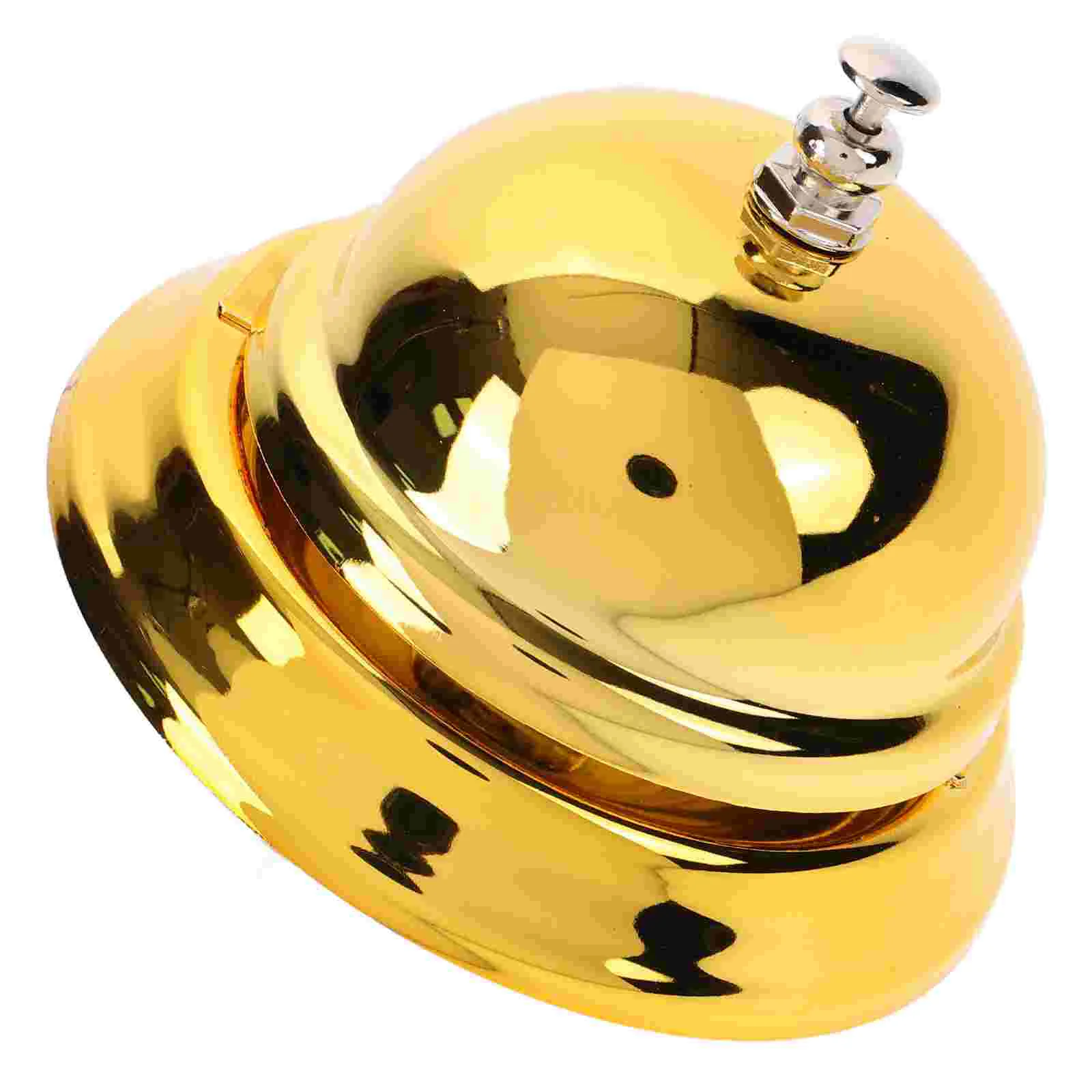 

School Bell Office Ring Chime Golden Hands Pressing Bells Classic Service