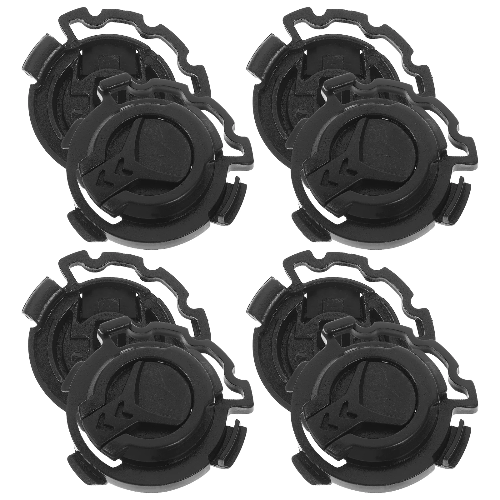 4 Pairs Hard Hat Accessories Visor Clip Fastener Cover Motorcycle Accessory Plastic
