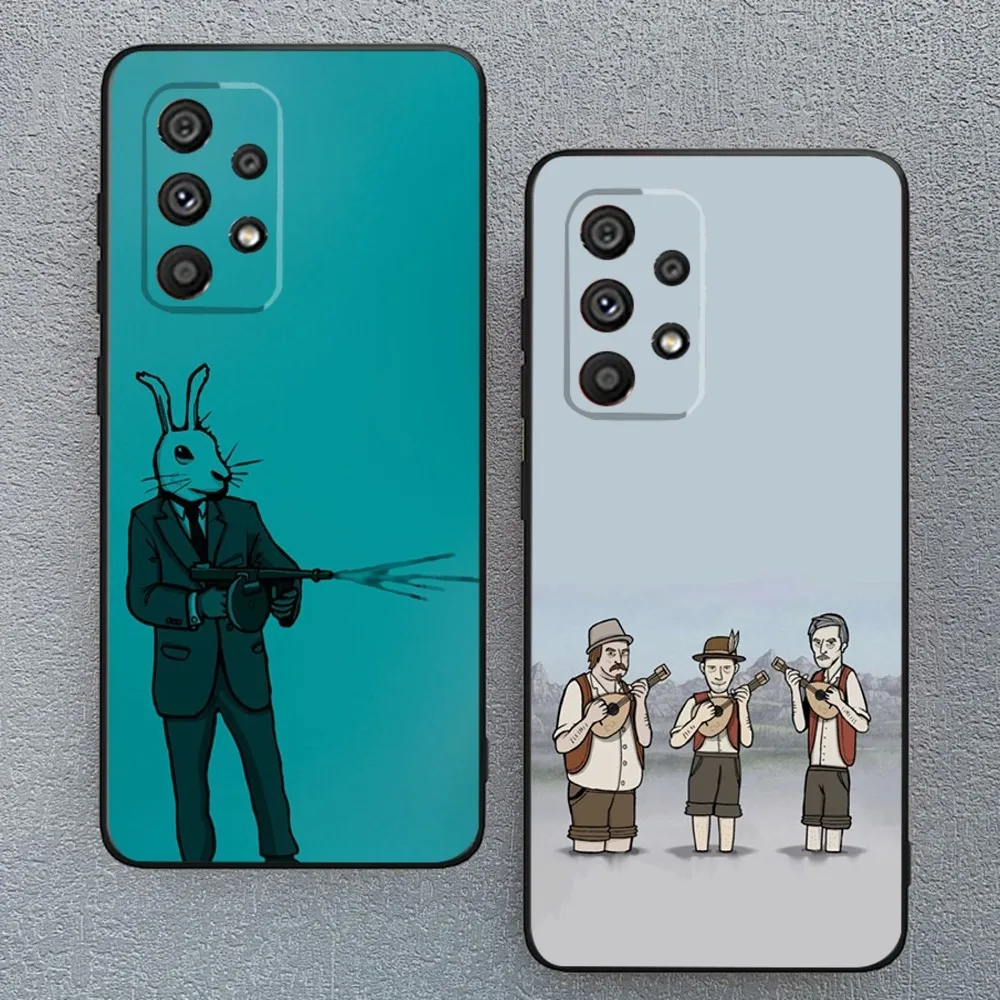 Game R-Rusty Lake Phone Case For Samsung Galaxy A13,A21s,A22,A31,A32,A52,A53,A71,A80,A91 Soft Black Phone Cover