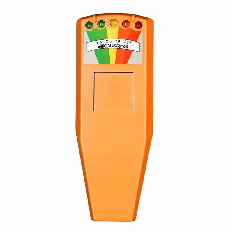 A76I-Digital Electromagnetic Field EMF Meter 5 LED Indicators Gauss Meter EMF Magnetic Field Detector Ghost Hunt Tool