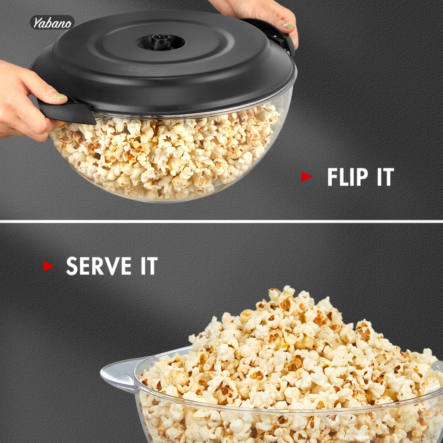 electric stirring plate Popcorn Maker Machine Nonstick Quick Heat Technology cool touch plate stirring handlesכלי להכנת פופקור