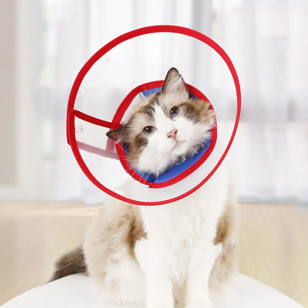 

Ошейник-конус для щенков послеоперационный, регулируемый, для заживления ран, защитный, от вылизывания, при травмах и стерилизации