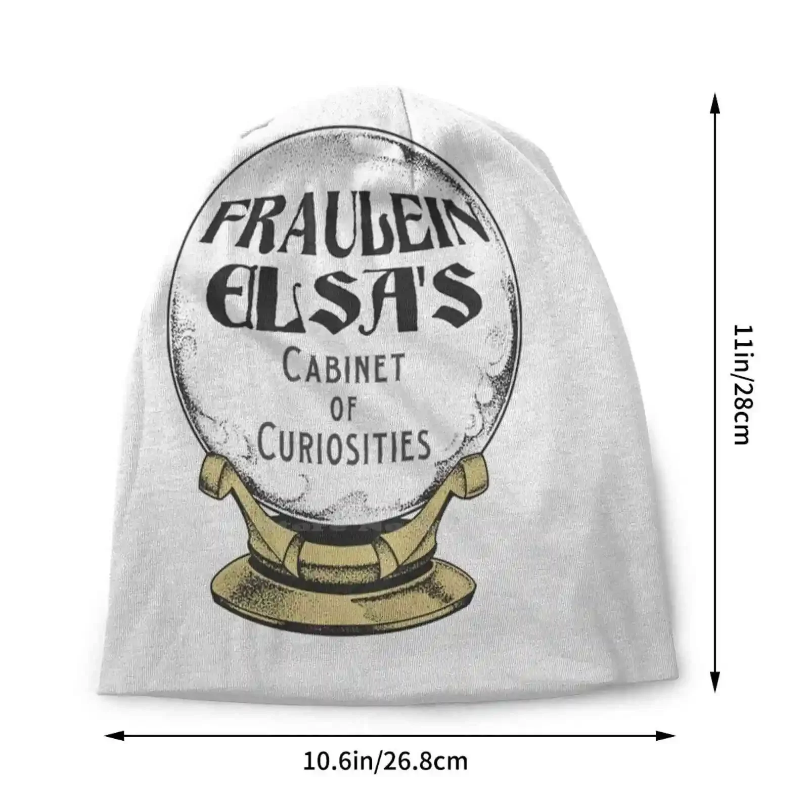 Fraulein Elsa's Cabinet Of Curiosities Knitted Hat Warm Beanie Outdoor Caps Fraulein Elsas Cabinet Of Curiosities Ahs Freak Show