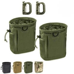 Tactical Molle Dump Pouch,Hunting Magazine Recovery Pouch Drastring Ammo Bag Belt Waist Fanny Pack Adjustable Holster Bag