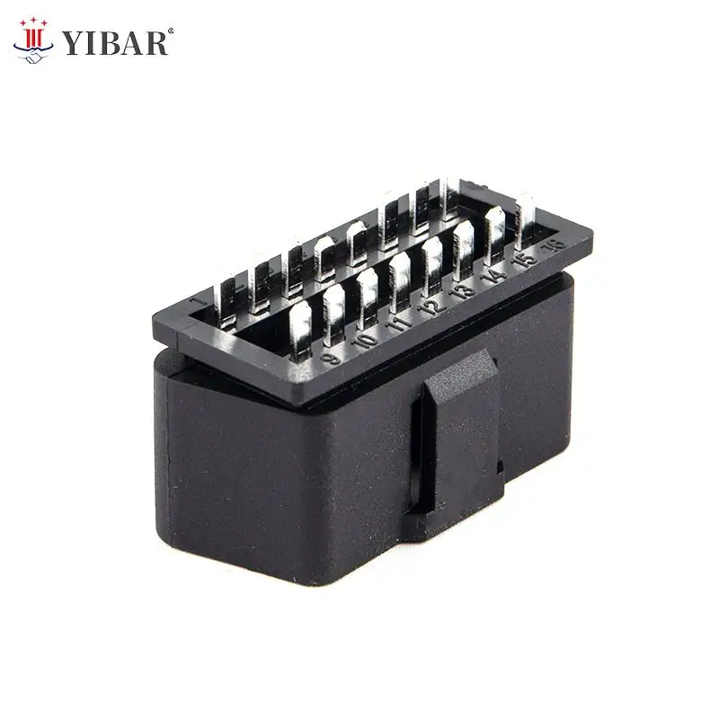 Car OBD2 Connector 16pin Male Plug 16 Pin OBD II OBD2 Diagnostic-tool Cable Terminal Connector Plug