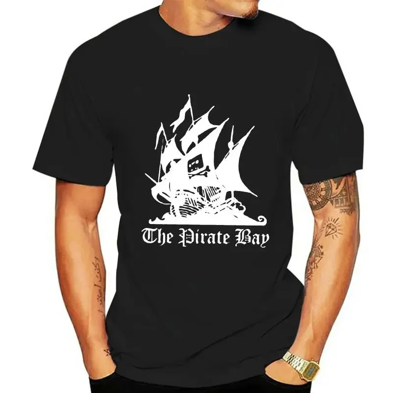 Fashion mens t-shirt PIRATE BAY mininova TORRENT Demonoid napster Nerd T-Shirt SIZES S-5X MAN T-SHIRT