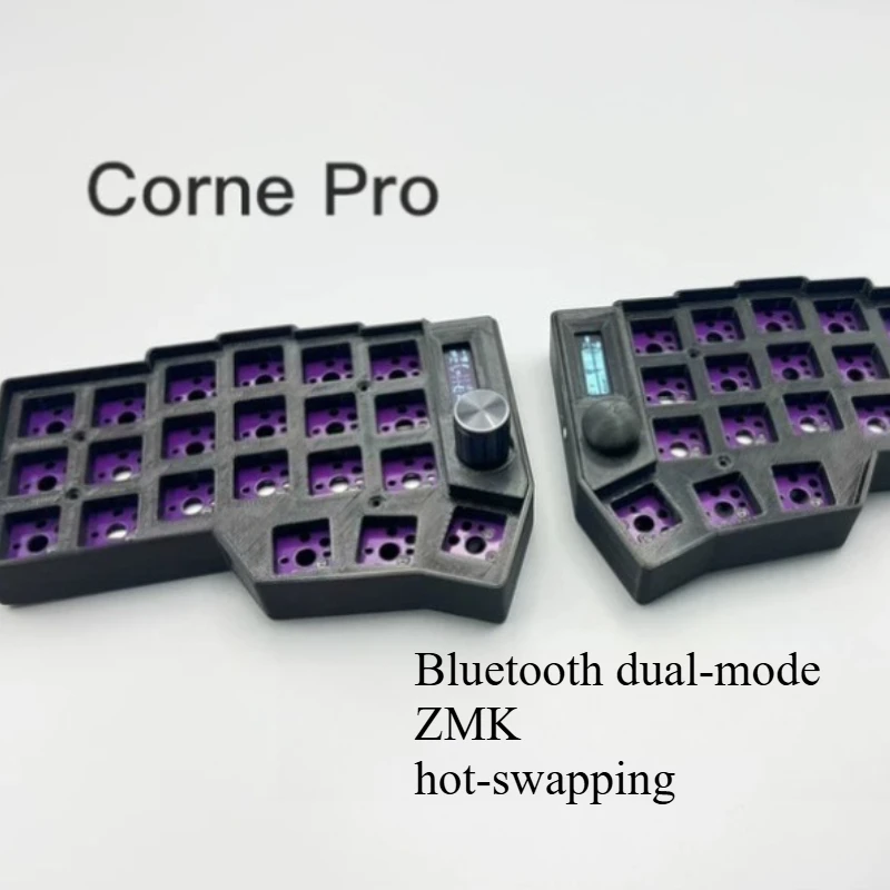Corne Pro Bluetooth Split Keyboard Kit Custom 42key Dual Mode Hotswap Ergonomics Wired Keyboard OLED Left Right Hands Keyboards