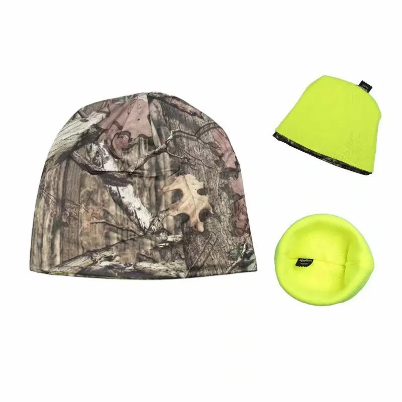 Gorro térmico camuflaje biónico doble cara para caza pesca invierno - imagen 4