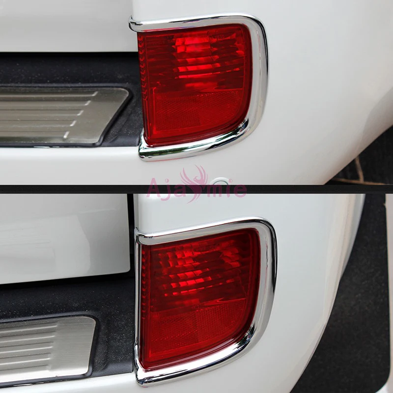 

Для Toyota LC Land Cruiser 200 2012-2015 крышка заднего фонаря, накладка из АБС-пластика, гарнир, хромированная панель, аксессуары для стайлинга автомобилей