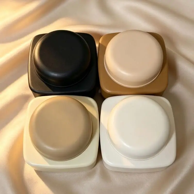 New 5g/20g Empty Plastic Nail Art Cosmetic Square Containers Jar Face Cream Pot Nail Gel Powder Box Makeup Lotion Tool