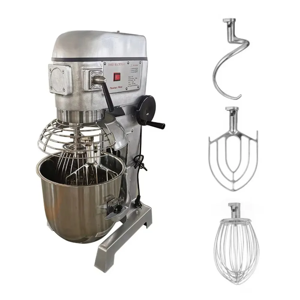 30 Litre Commercial Dough Mixer Kitchen Flour Planetary Electric Bread Cake Pizza Dough Mixer Machine