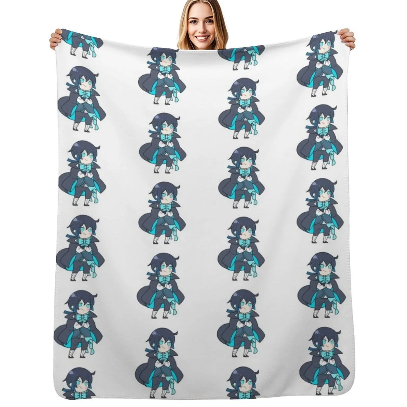 Vanitas No Carte Vanitas Chibi Throw Blanket No Pilling Soft Warm Blanket for Bed