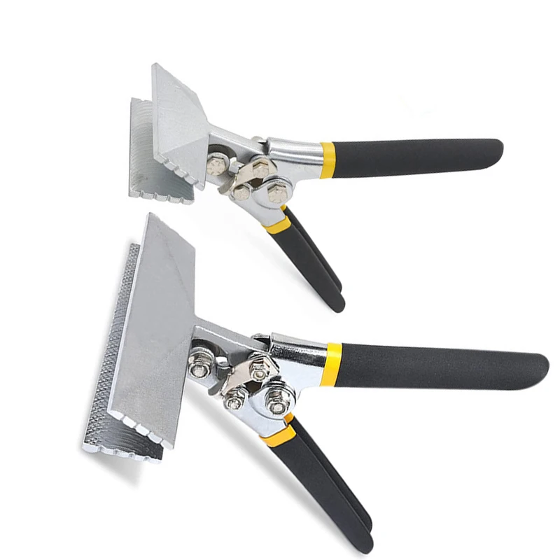 ﻿ 1PC Sheet Metal Manual Seamer Straight Jaw Metal Sheet Bender Tool for Flattening Folding Bending Pliers Hand Tools ﻿