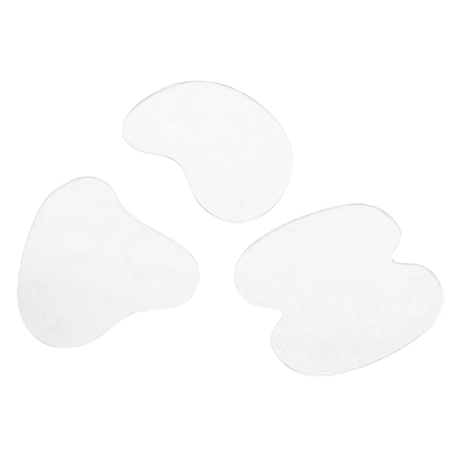 

3pcs Mirror Coaster Cup Mats Anti skid Acrylic Desktop Decorations Lightweight Coffee Coasters Non wear Smooth Surface