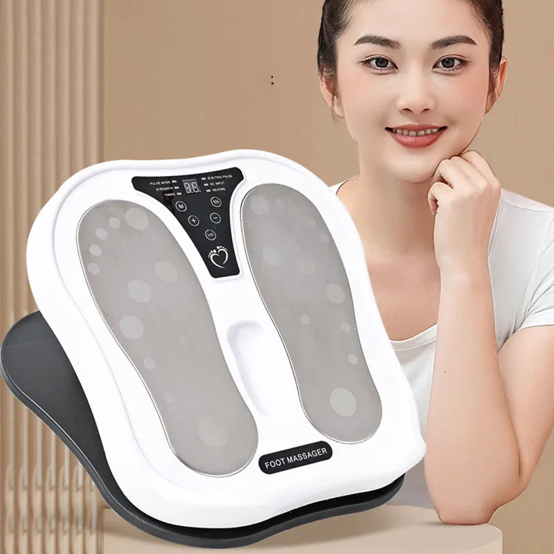 Incline Multi-Gear Adjustable Stretch Board with EMS Heating Function, Pulse Foot Massage Machine for Leg Shaping & Fitness
