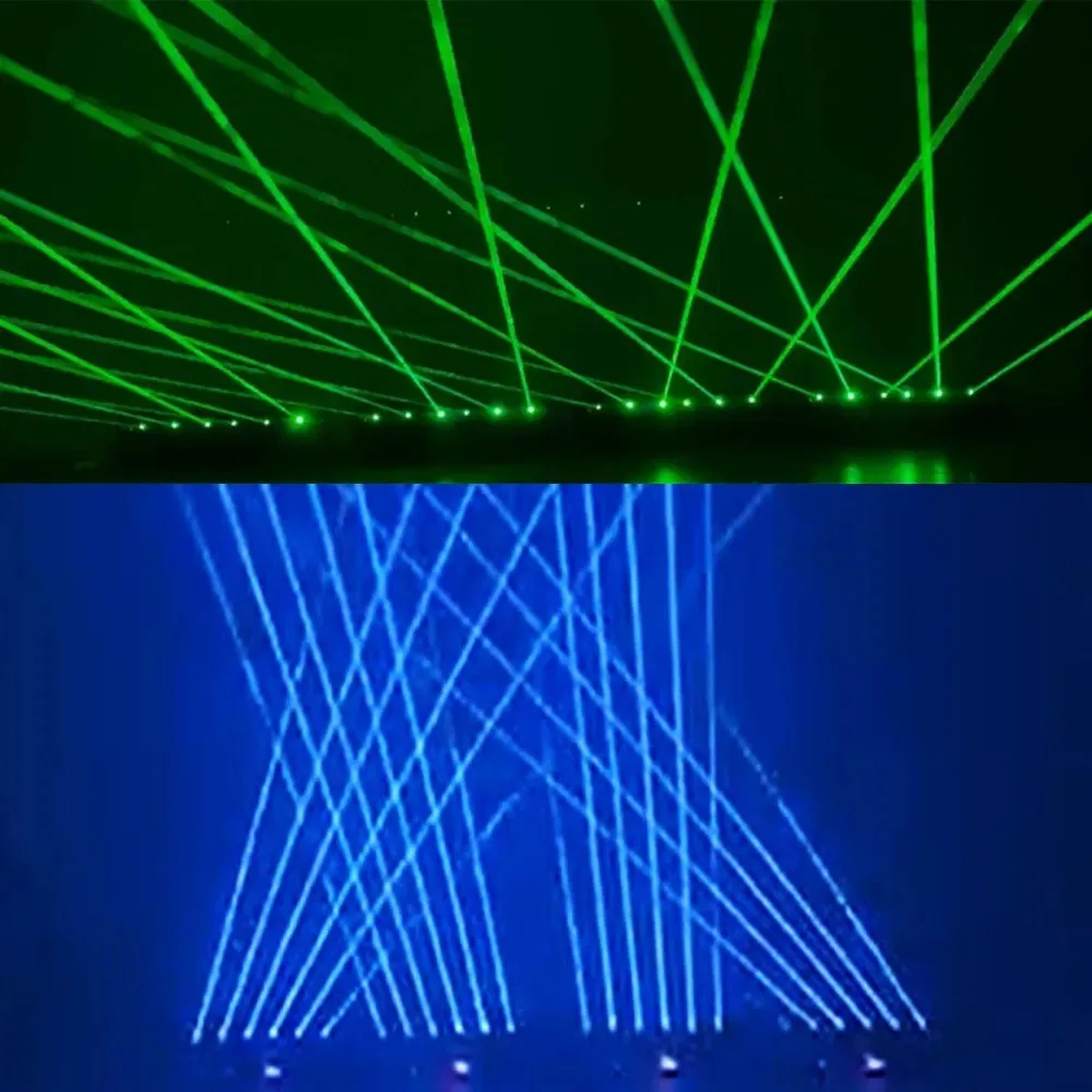 

6 Eyes LED Full Color Moving Head Laser Beam Stage Lighting