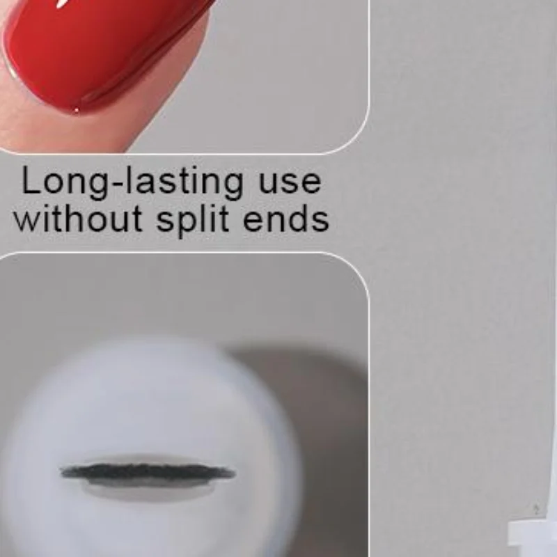 Disposable Dip Replacement Brush Mini Nail Polish Replacement Brush Replacement Liquid Soft Bristles Flat Brush Pen