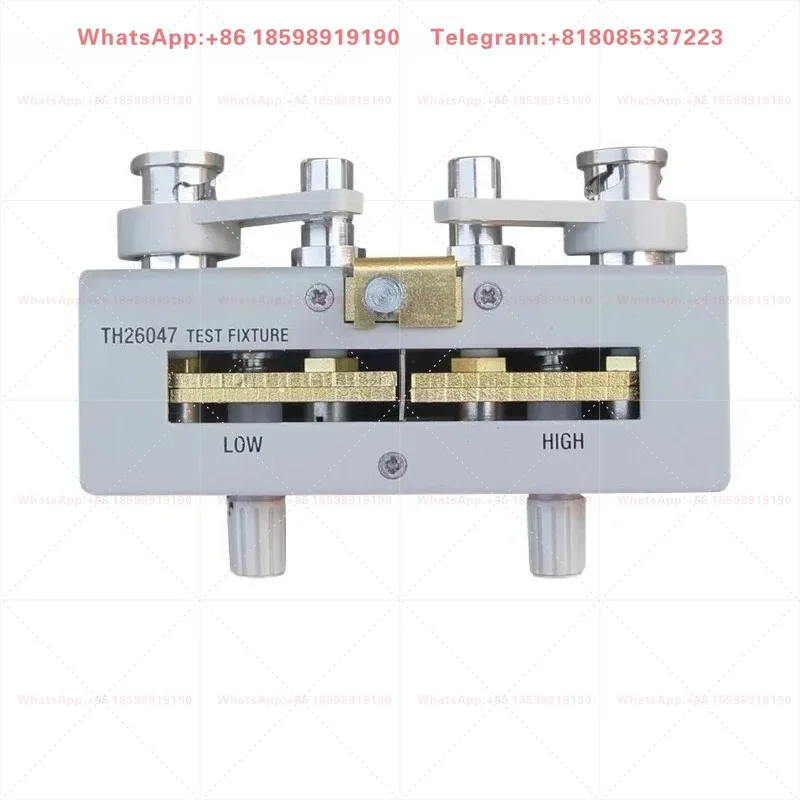 1PCS TH26047 TH26047A Small Pitch 4-Terminal Kelvin Test Fixture DC-120MHz Gold Plated Contact Accessory