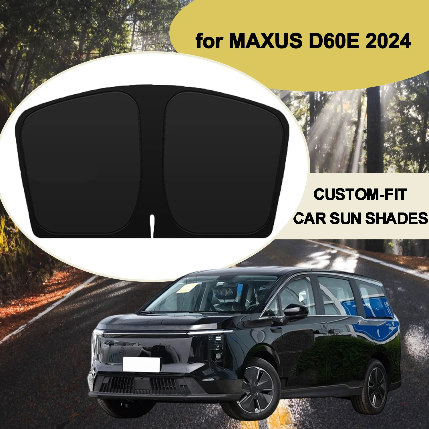 

Солнцезащитный козырек для MAXUS D60E 2024, аксессуары, на заказ, складной, защита от УФ-лучей