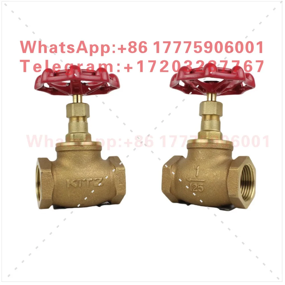 Heating valve, high temperature shutter 125 type valve bronze thread steam shut-off valve