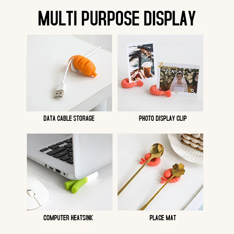 Dispositivo de elevación de tapa de olla en forma de cebollino, camarones cocidos y salchichas de silicona creativas, herramienta pequeña de cocina antidesbordamiento, 1 ud.