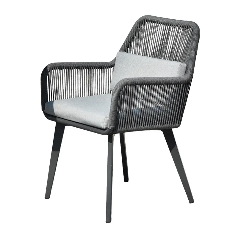 Outdoor balcony tables and chairs, small coffee table three-piece set, one table and two chairs leisure combination,