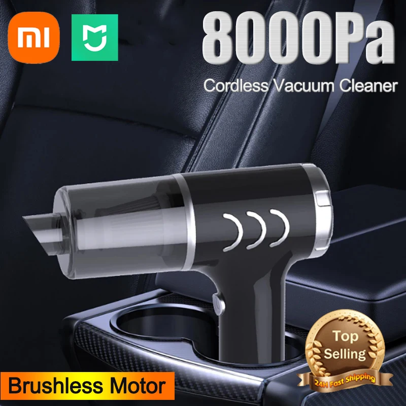 

Xiaomi MIJIA 8000Pa Wireless Car Vacuum Cleaner 120W Cordless Handheld Auto Portabale Vacuum High-power Vacuum Cleaner For Home