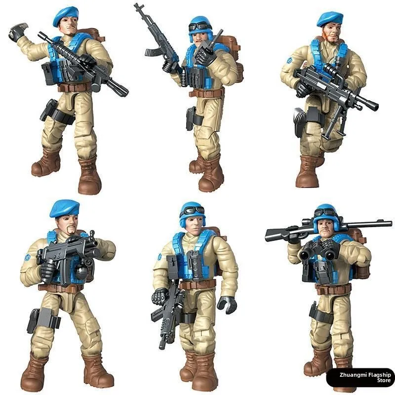 نموذج طائرة عسكرية مفصلية مجمعة للقوات الخاصة، ألعاب نموذجية للدبابة، قطع تركيب للهواة والمقتنين #4