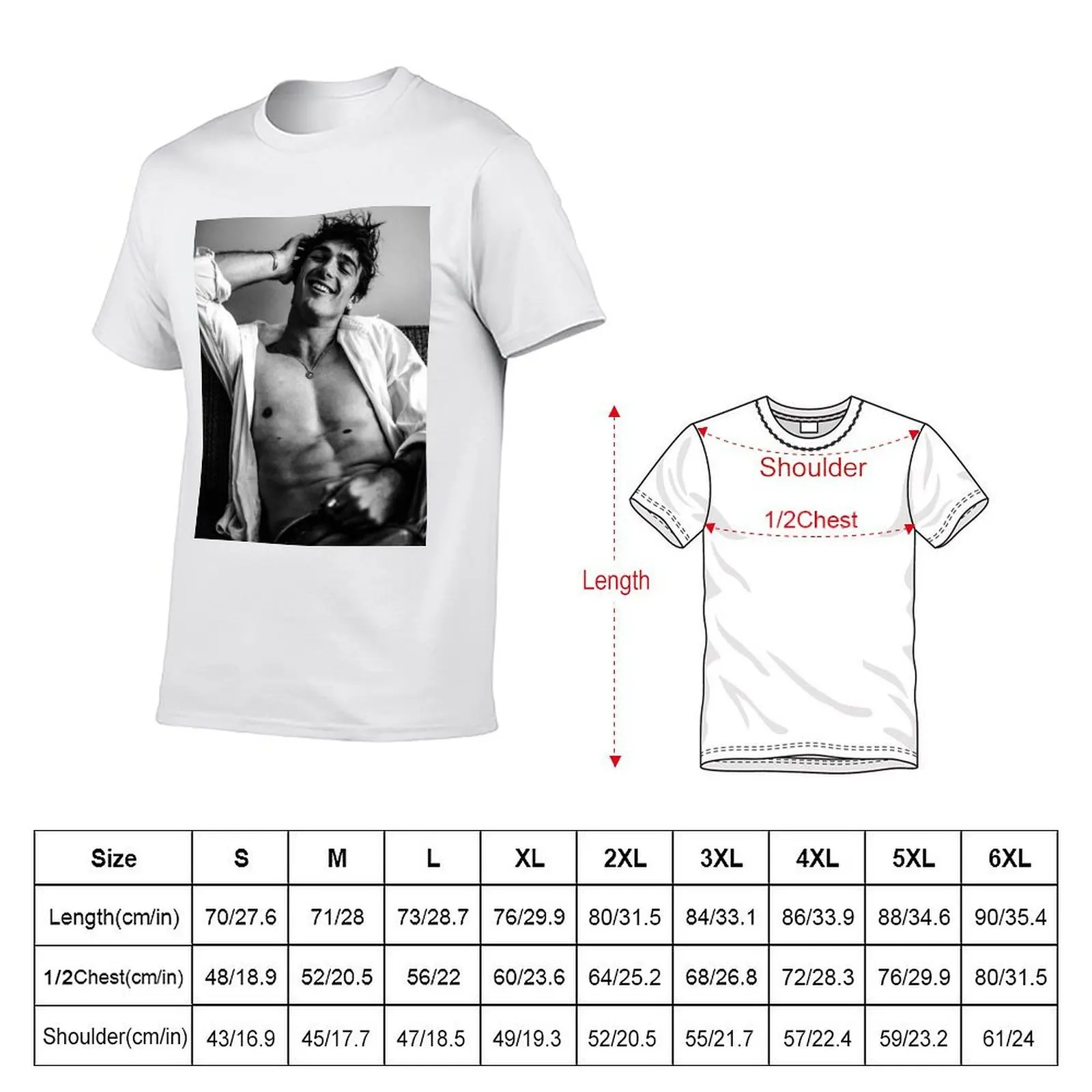 jacob elordi model T-Shirt summer 2026 topping mens designer clothes