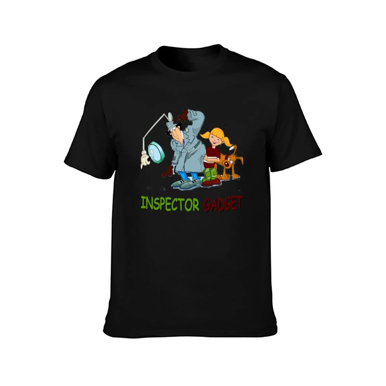 Music Vintage Retro Inspector Gadget Halloween T-Shirt, Summer Casual Cotton Tee, Oversized Streetwear Tops, Unisex Men Women