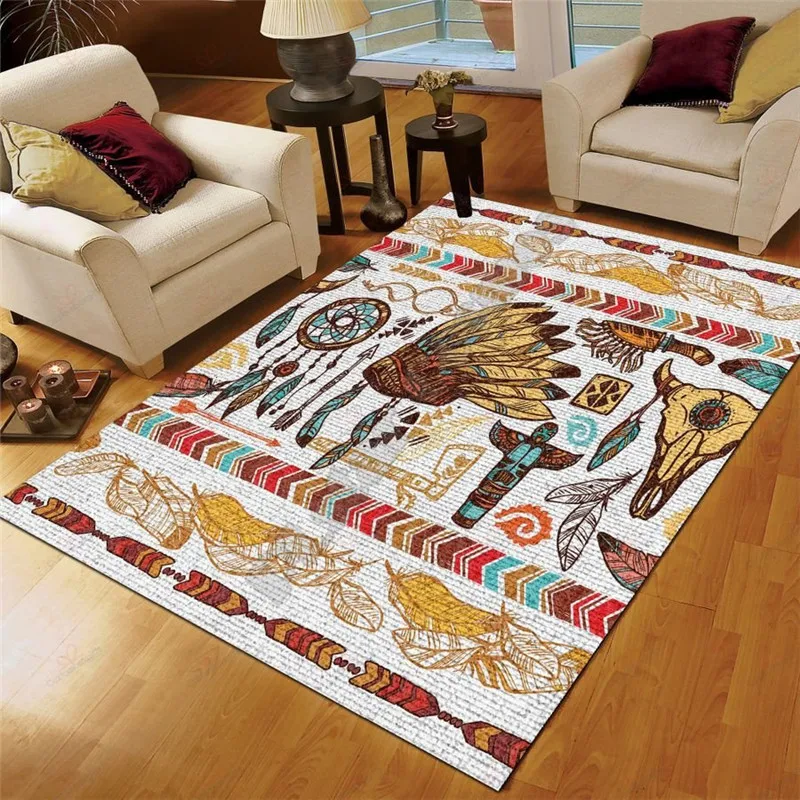 

Native Area Rug 3D All Over Printed Non-slip Mat Dining Room Living Room Soft Bedroom Carpet 03