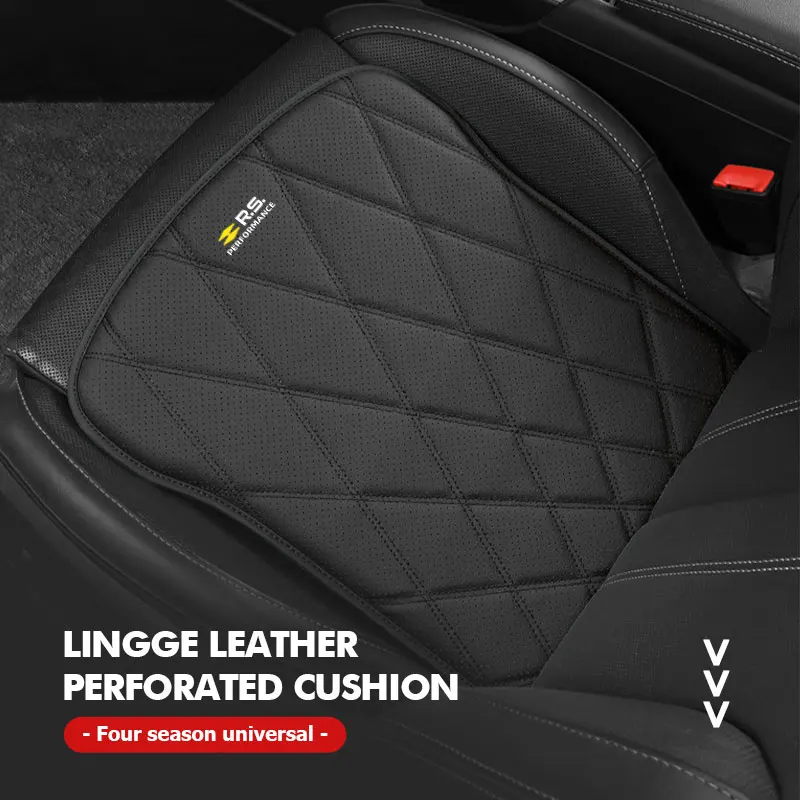 

Leather Car Front Seat Cushion Comfort Cotton Protective Cover For Renault RS Kadjar Captur Clio Megane 2 3 4 RS Koleos Logan