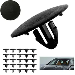 25 Pcs Car Hood Insulation Retainer Black Plastic Clips Fastener For Toyota 90467 09050 Rivet Retainer Car Parts