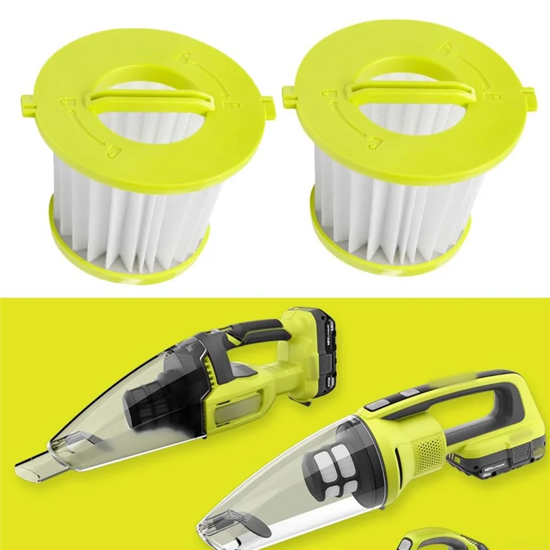 ร้อน 2 ชิ้นตัวกรองทดแทนสําหรับ Ryobi PCL700 PCL704 CL705 เครื่องดูดฝุ่นล้างทําความสะอาดได้ตัวกรอง
