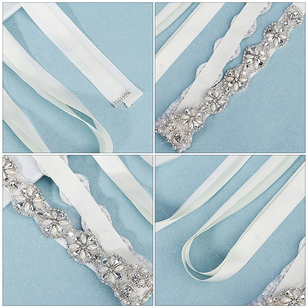 

Rhinestone Waist Belt Decorative Alloy Pearl Wedding Bridal Female Fashion Dress Skirt Accessories Versatile