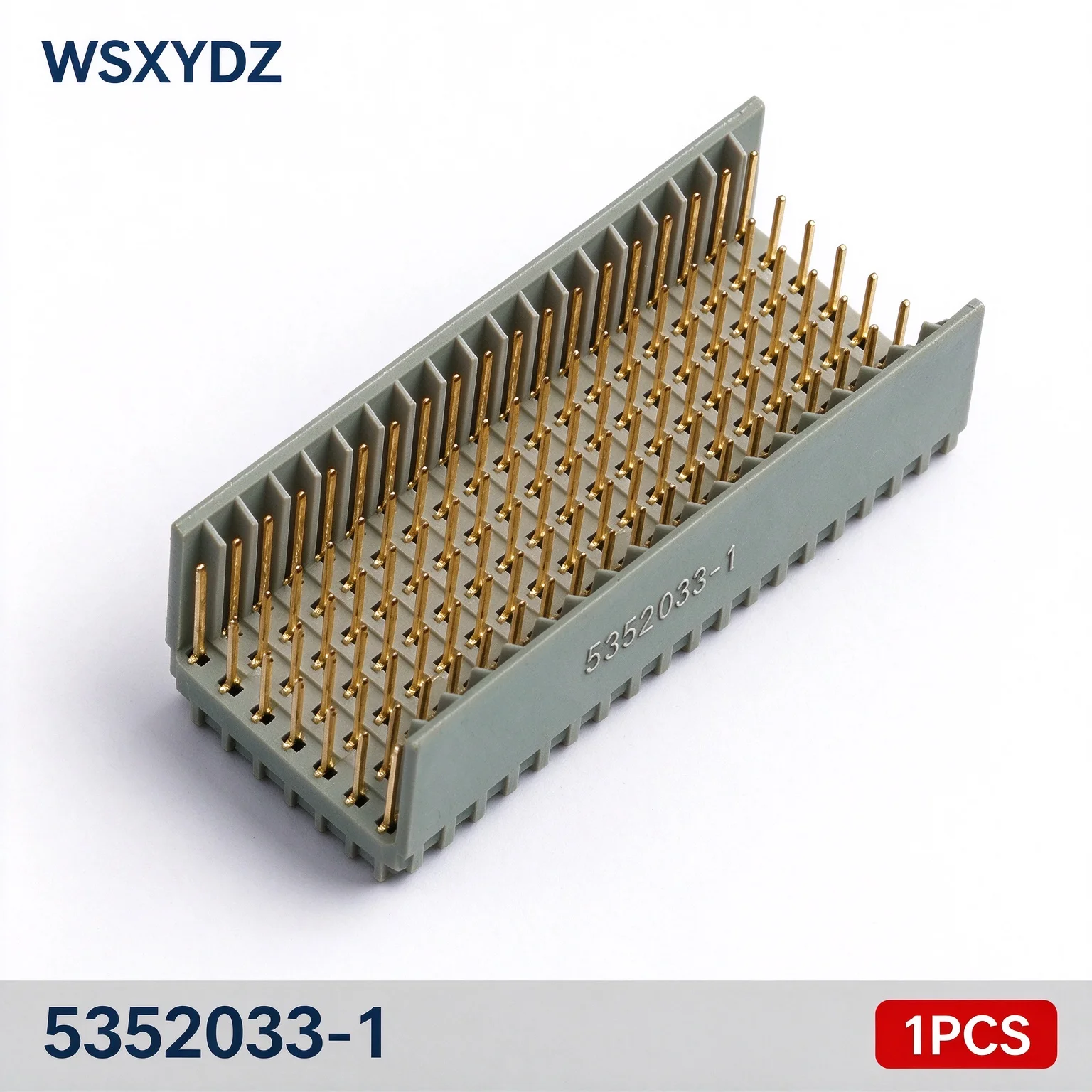 1PCS 5352033-1 TE Z-PACK 2mm HM Hard Metric Backplane Header 133 Position Mezzanine 2mm Pitch Vertical Pin Gold New Original