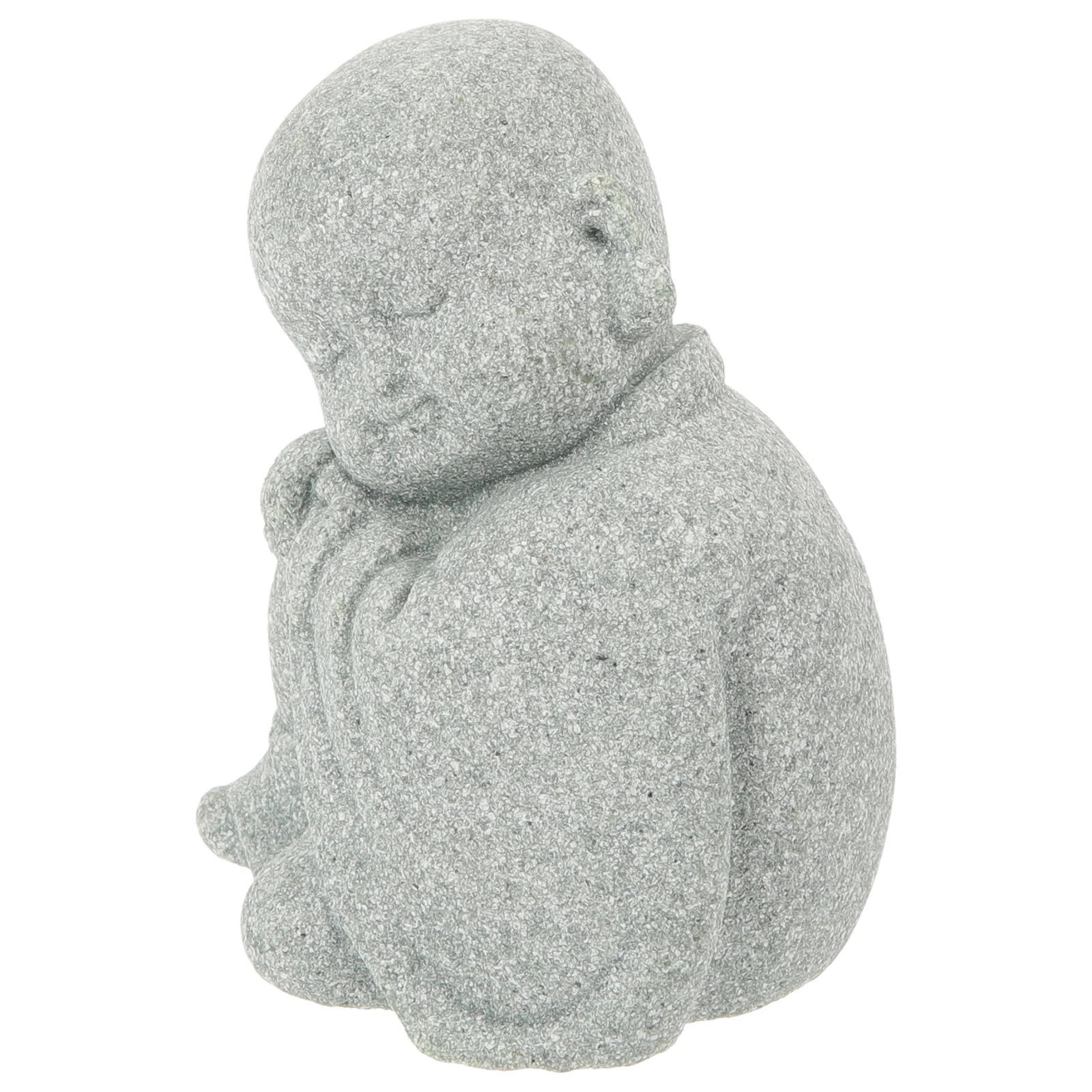 

Ornaments Sculpture Table Decorations Green Sandstone Mini Statue Creative Buddha Figurines Desktop
