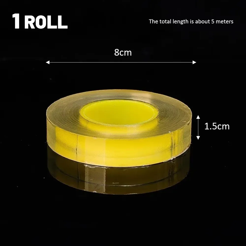 1 Roll Protective Film Roll Transparent 10/15/20/30mm Width Anti Scratch Tape Anti-Static Plastic Material