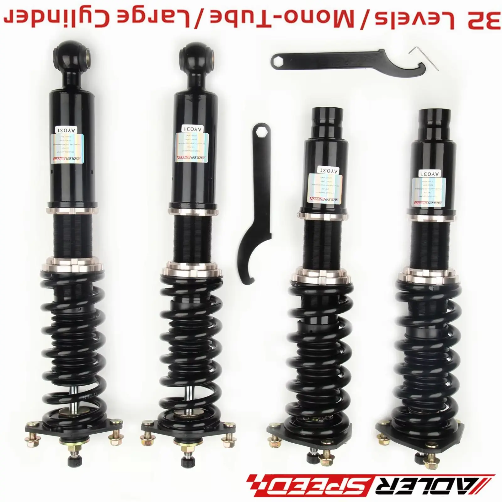 

ADLERSPEED 32 Level Mono Tube Coilovers Suspension Lowering For Eagle Talon (FJ24) 1995-98 For Mitsubishi Eclipse (D3) 1995-99