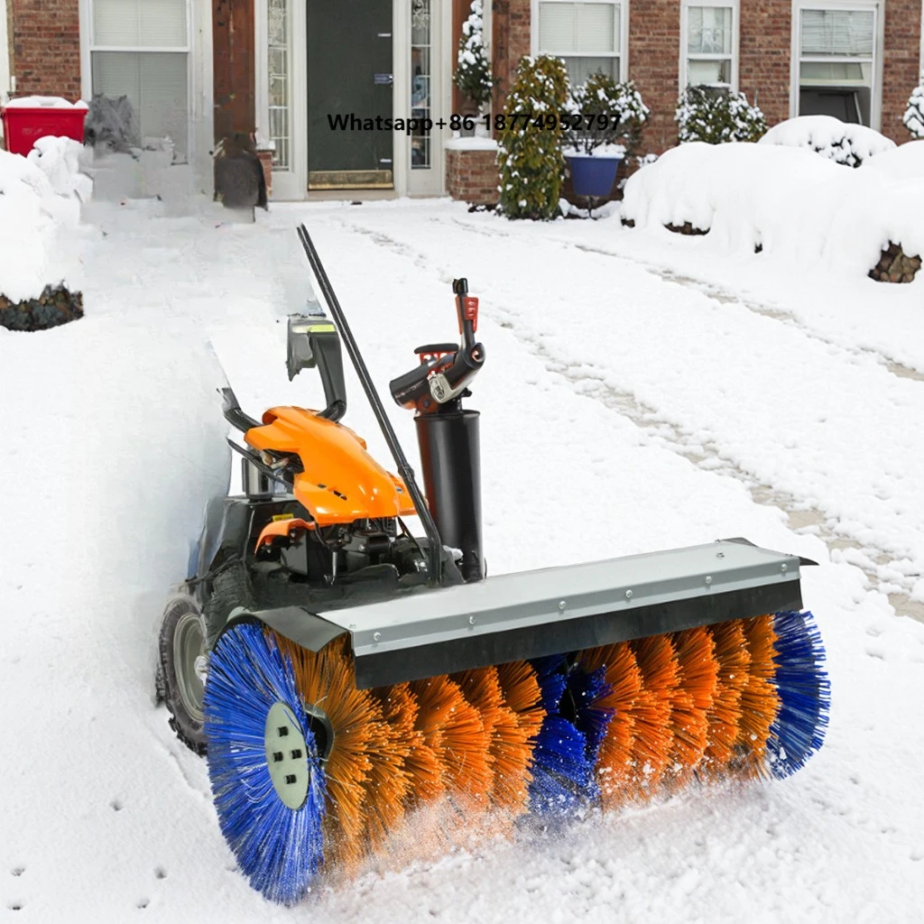 New Walk-Behind  Engine Heavy-Duty Snow Plow & Snow Blower Hand-Push Type Snow Sweeper 1 Year Warranty
