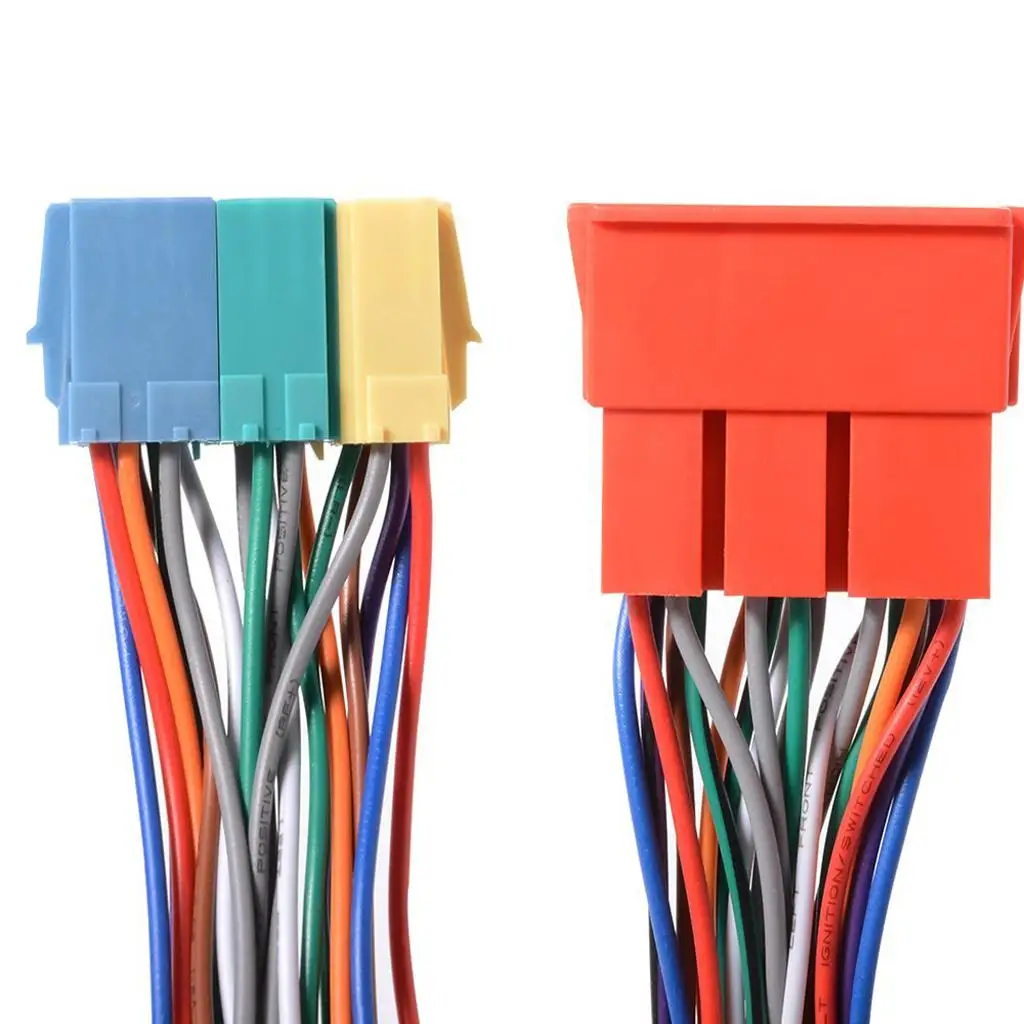 Audio 8-Pin 20-Pin Mini ISO Adapter Cable Connector MP3 Changer for Audi