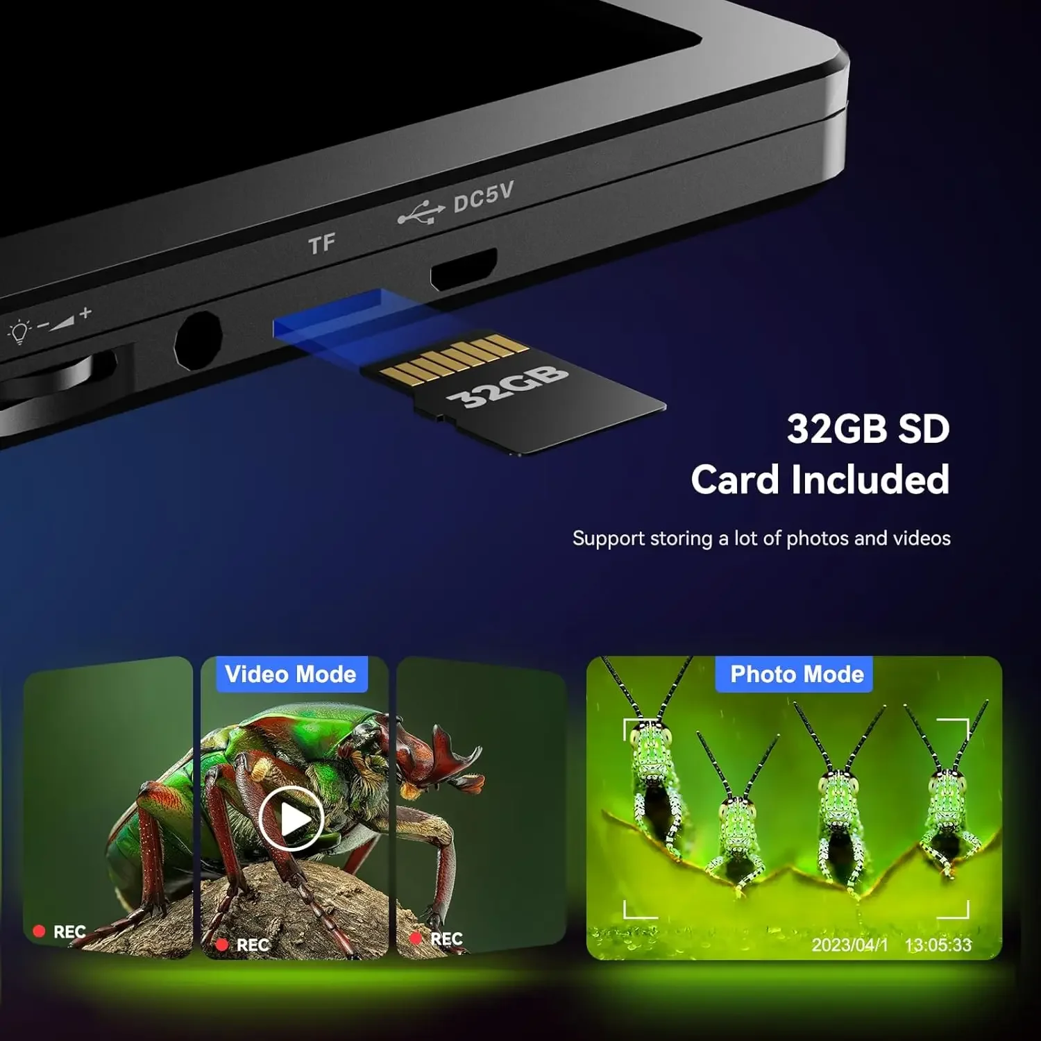 DM9 7 "LCD مجهر رقمي 1200X، 1080P عملة مجهر المكبر 12MP فائقة الدقة التركيز لحام المجهر