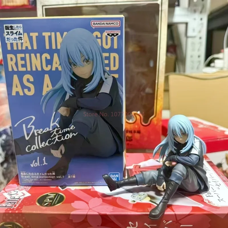 Echte Japanse Anime Speelgoed Die Tijd Kreeg Ik Reïncarneerd Als Een Slijm Rimuru Tempest Figuur Model Desktop Ornament Meisje Speelgoed Gift