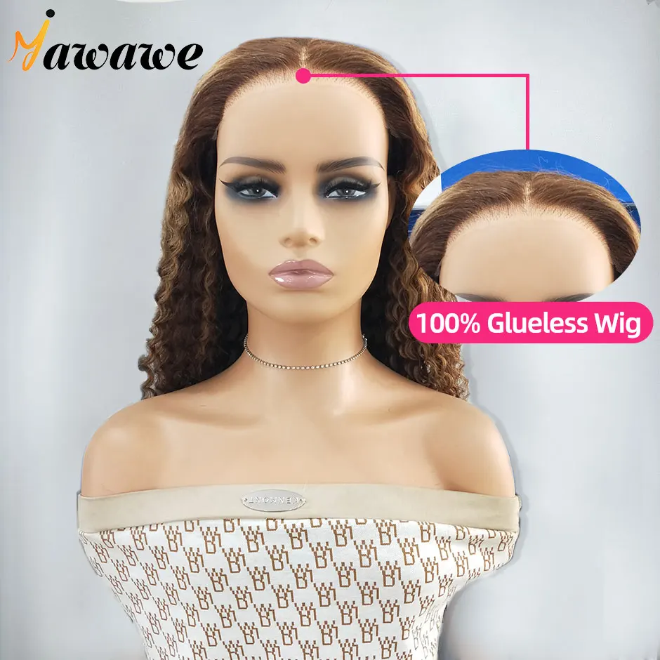 Wear Go Glueless Wig Water wave 4x4 HD Lace Closure Glueless Human Hair Wigs Ready To Wear Pre Cut Pre plucked Yawawe hair