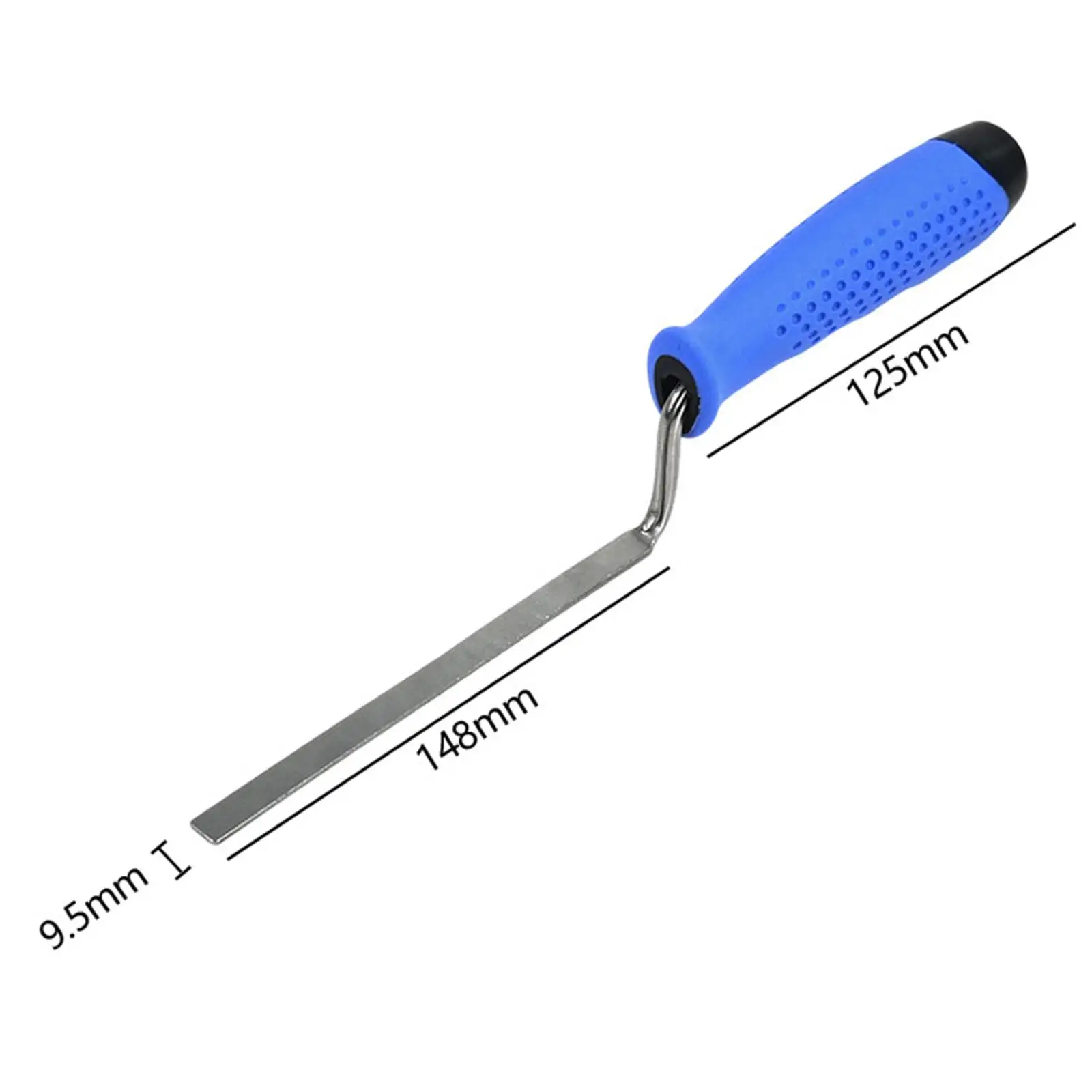 Tuck Pointer with Handle Versatile Stainless Steel Concrete Masonry Mortar Repair Tool Tuck Point Trowel Construction Hand Tool