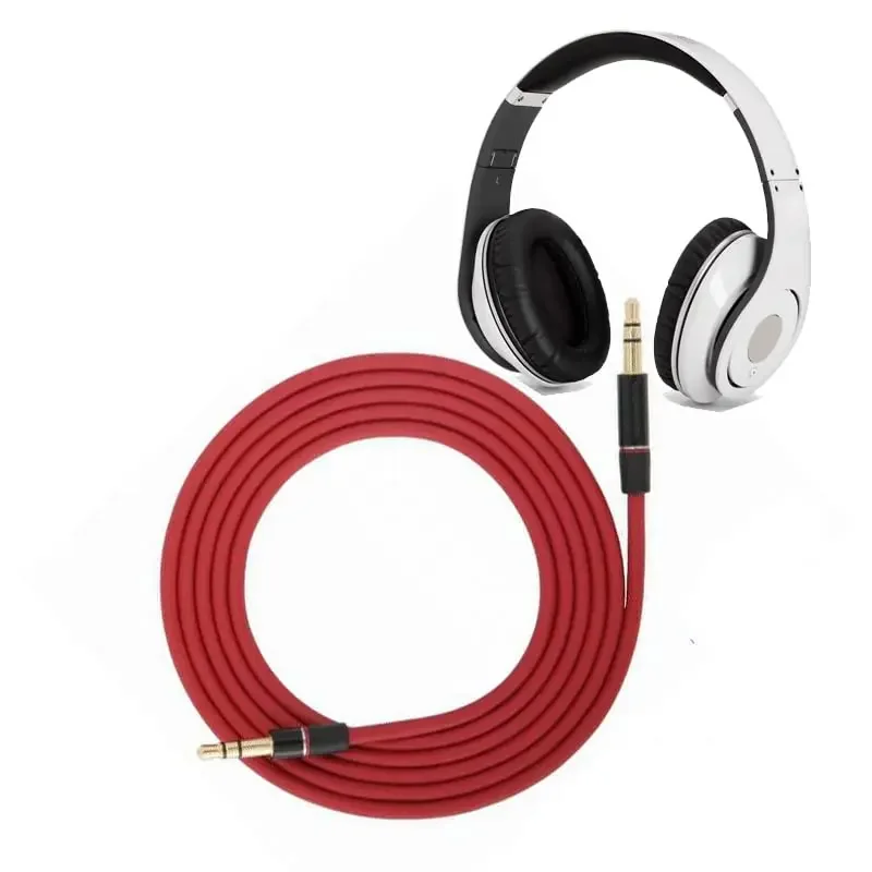 Câble audio I de studio compatible avec Monster Beats, casque, poignées, 3,5 à 3,5mm,4.2 pieds, 1.25m, HD, Rer, Pro, ox